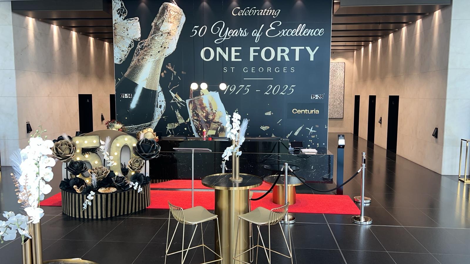 Elegant 50th birthday celebration image 20